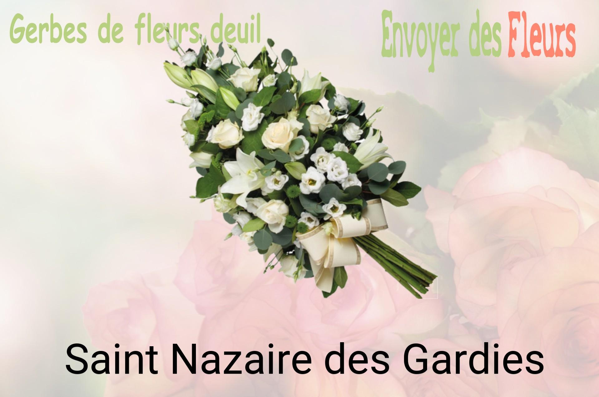 Gerbe de fleurs de deuil livrée à Saint-Nazaire-des-Gardies
